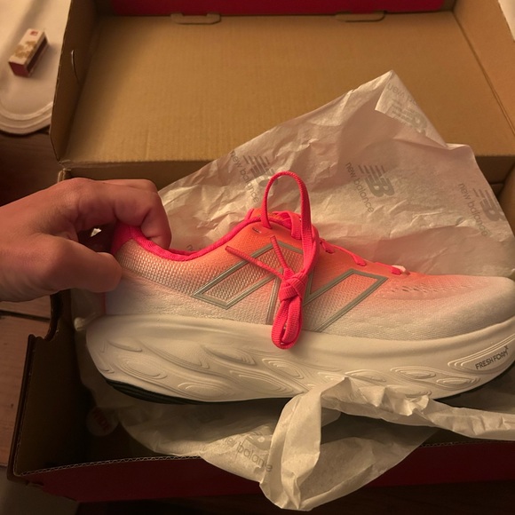 New Balance Fresh Foam X 1080v14 Red and Gray Shoes - FEMALE, 7.5 W - Picture 2 of 4